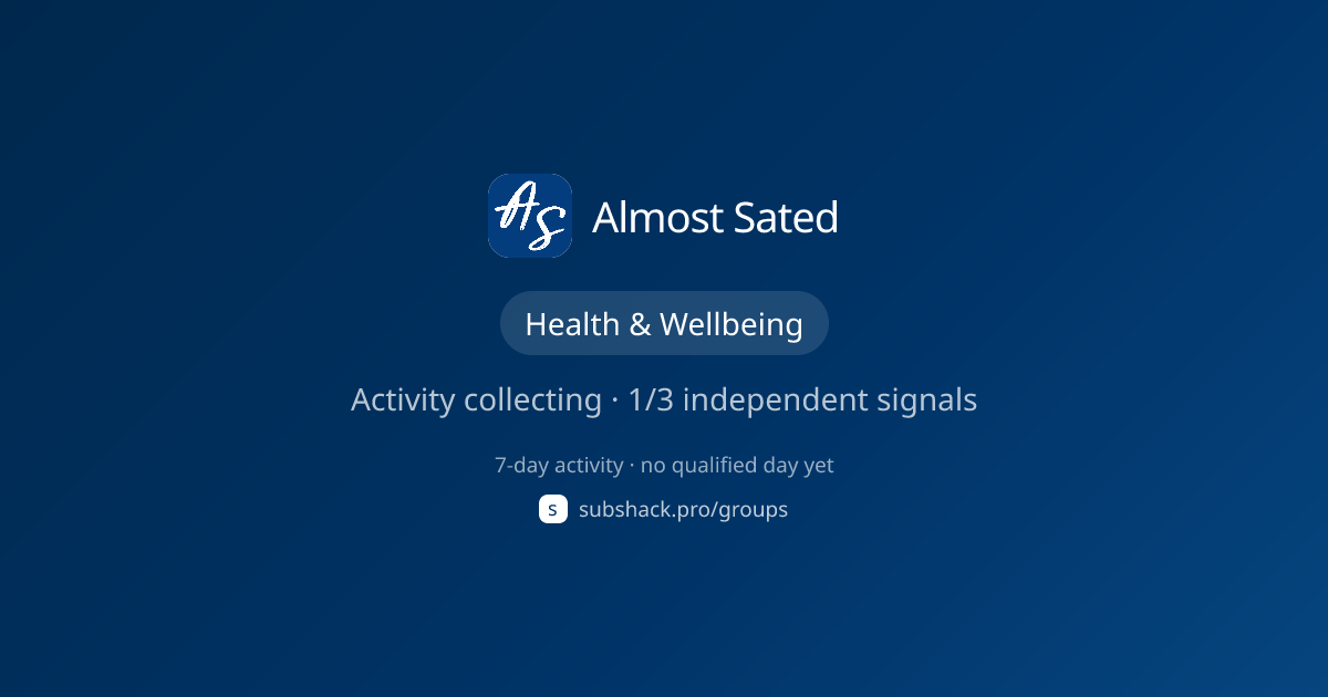 Share image for Almost Sated