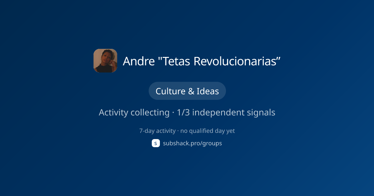Share image for Andre "Tetas Revolucionarias”