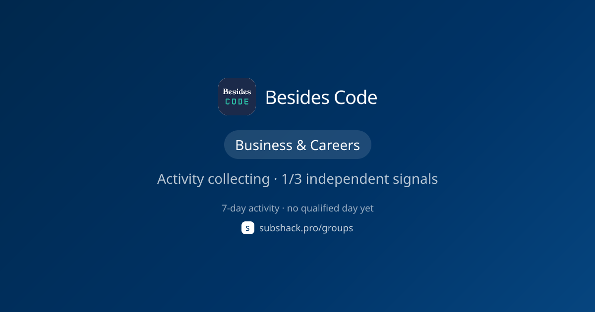 Share image for Besides Code