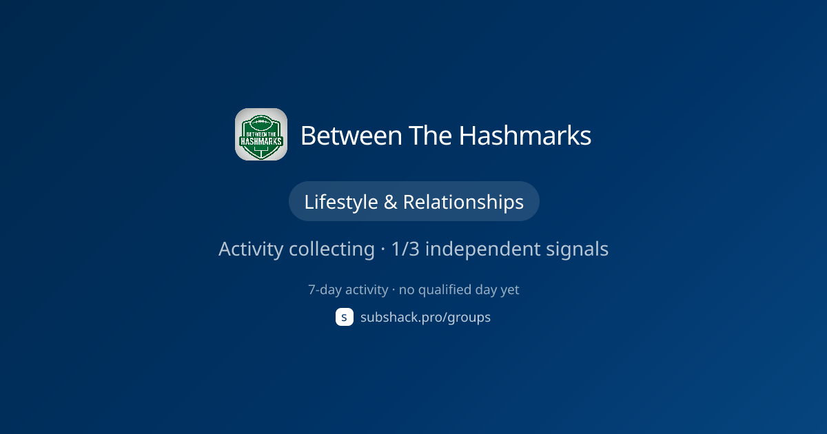 Share image for Between The Hashmarks