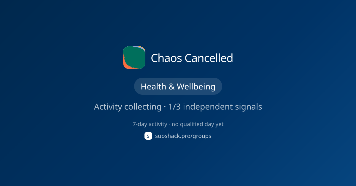 Share image for Chaos Cancelled