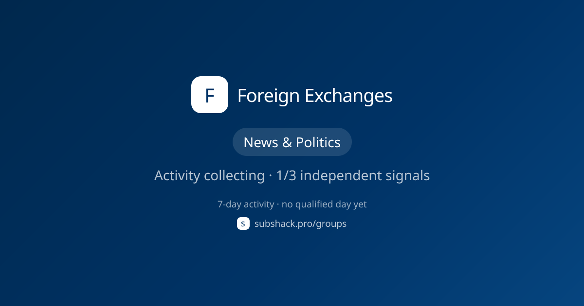 Share image for Foreign Exchanges