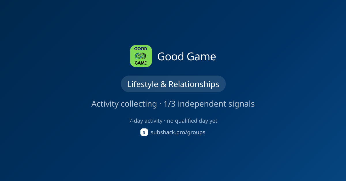 Share image for Good Game