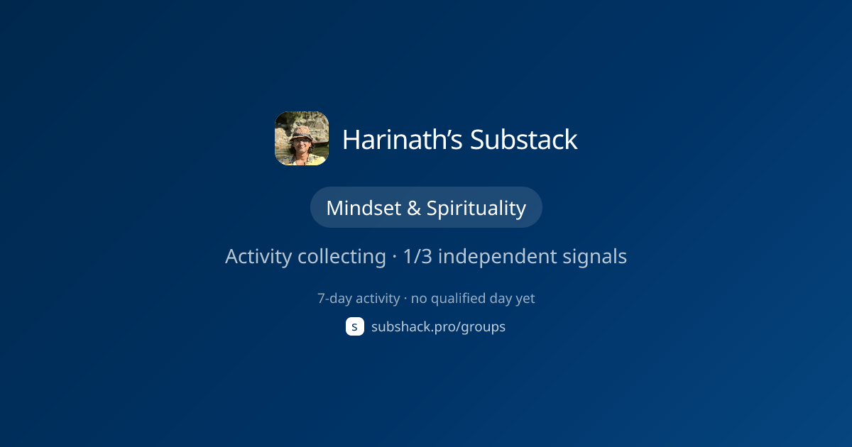 Share image for Harinath’s Substack