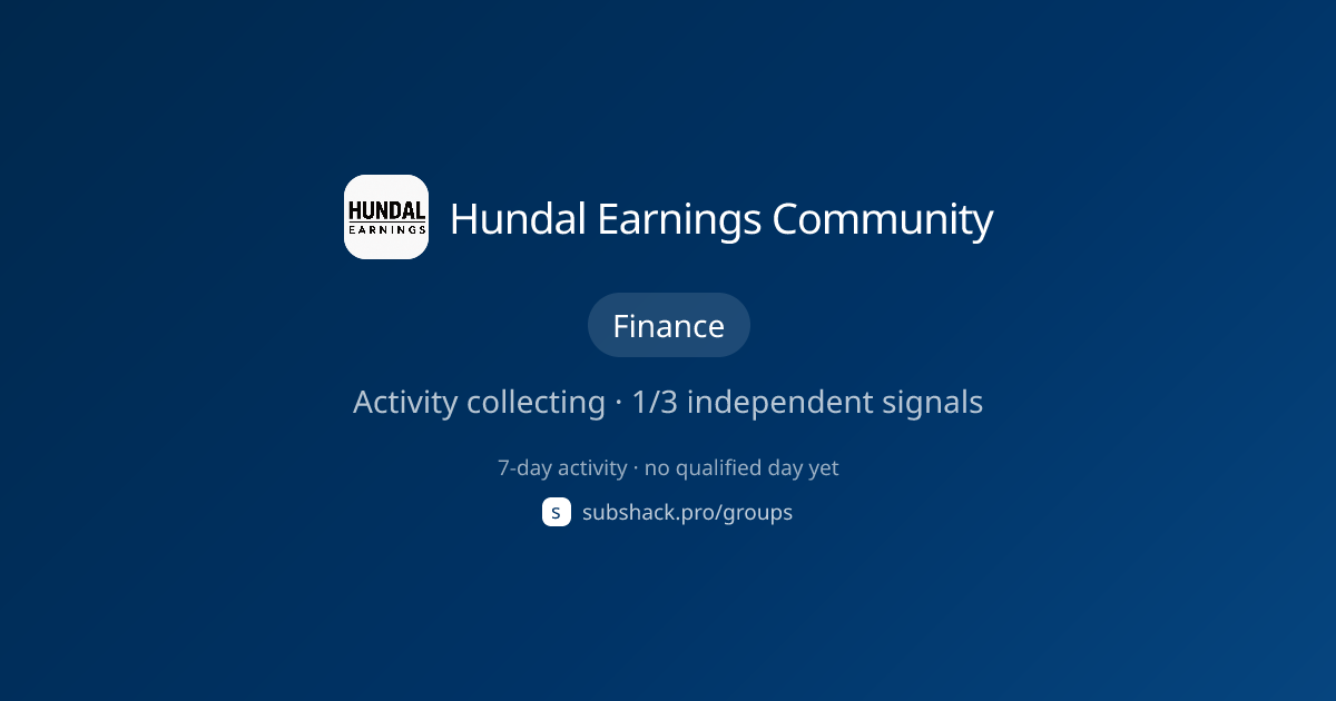 Share image for Hundal Earnings Community
