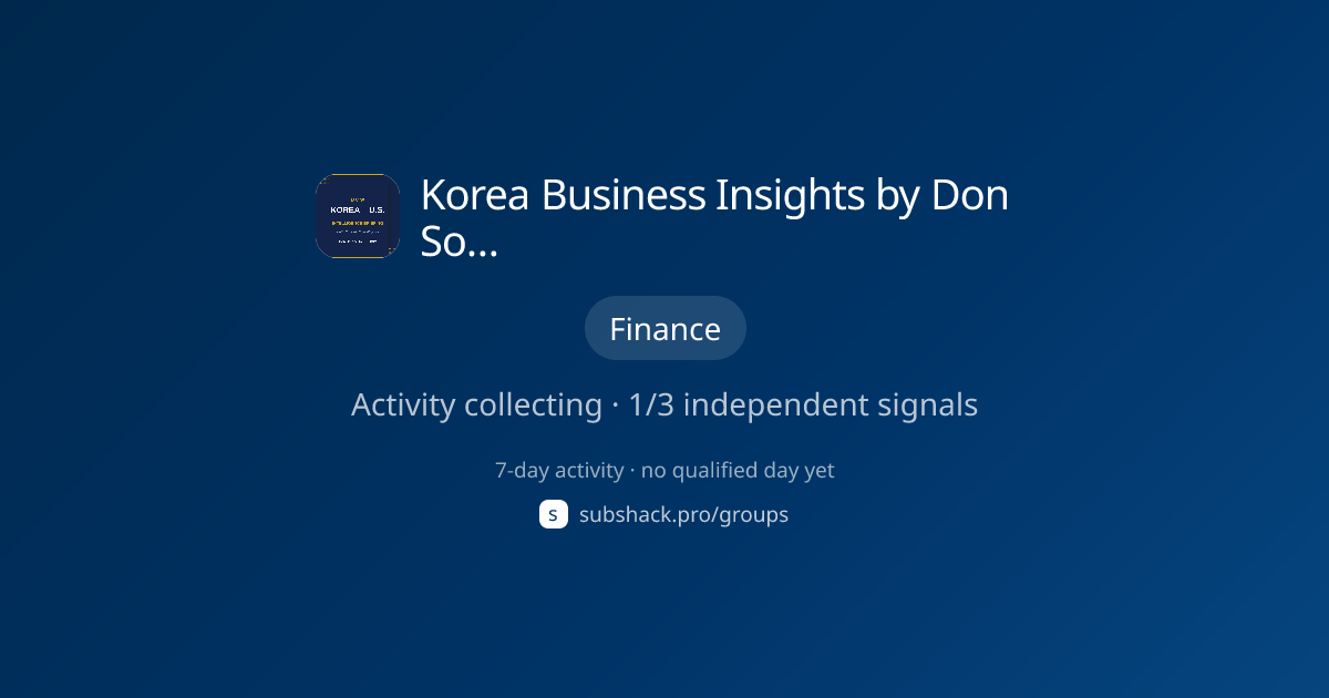 Share image for Korea Business Insights by Don Southerton