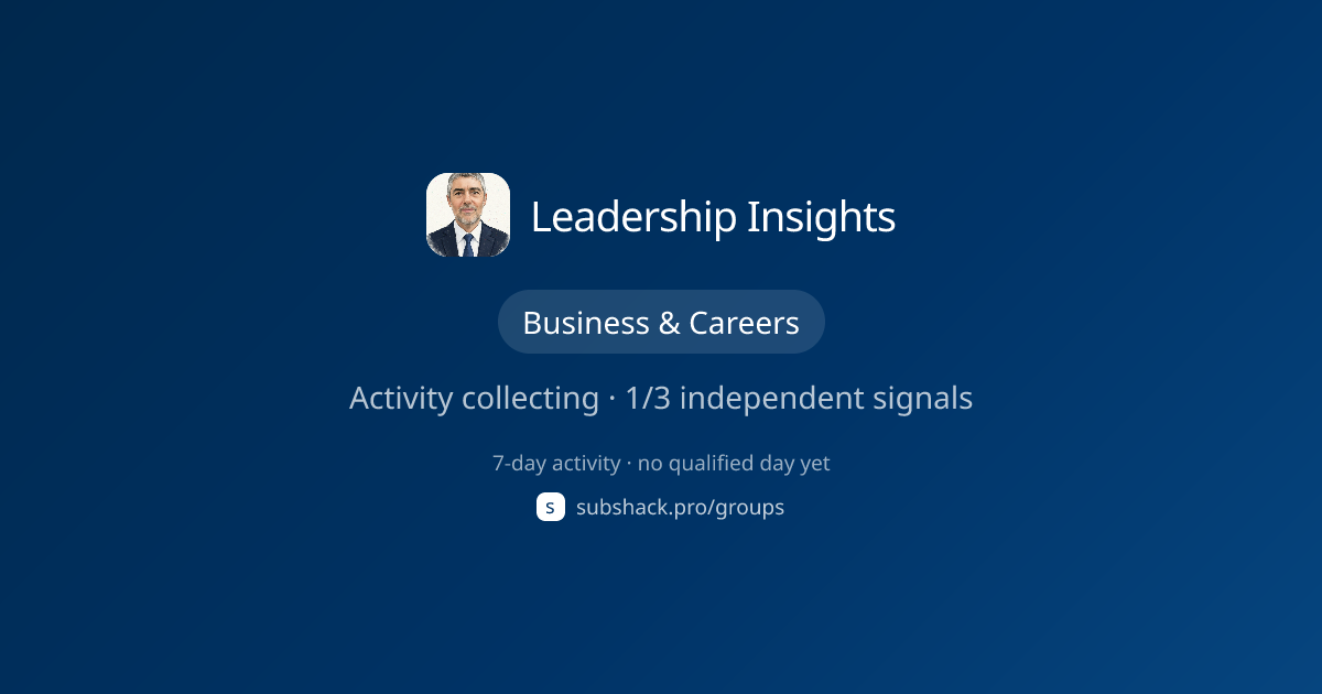Share image for Leadership Insights