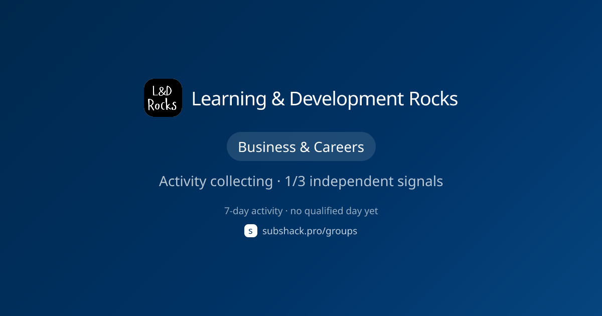 Share image for Learning & Development Rocks
