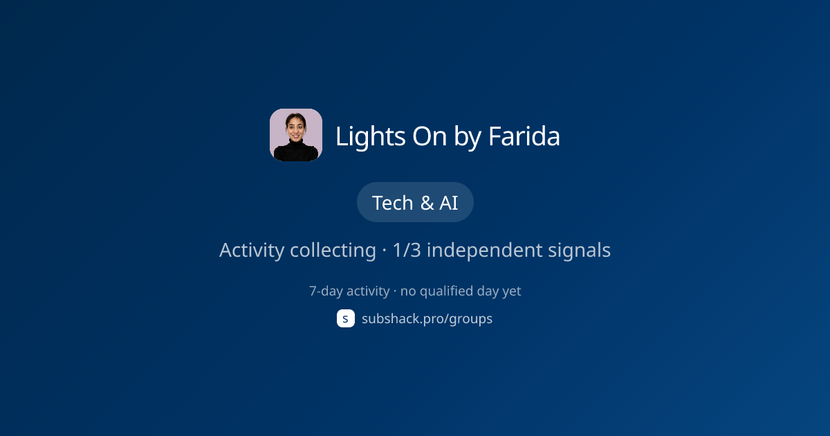 Share image for Lights On by Farida