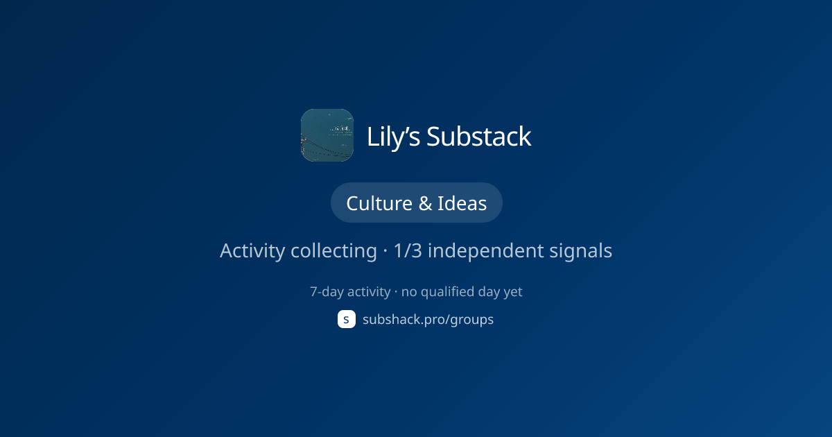 Share image for Lily’s Substack
