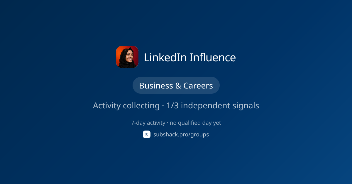 Share image for LinkedIn Influence