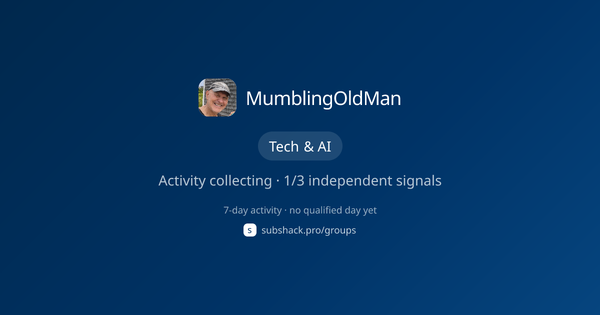 Share image for MumblingOldMan