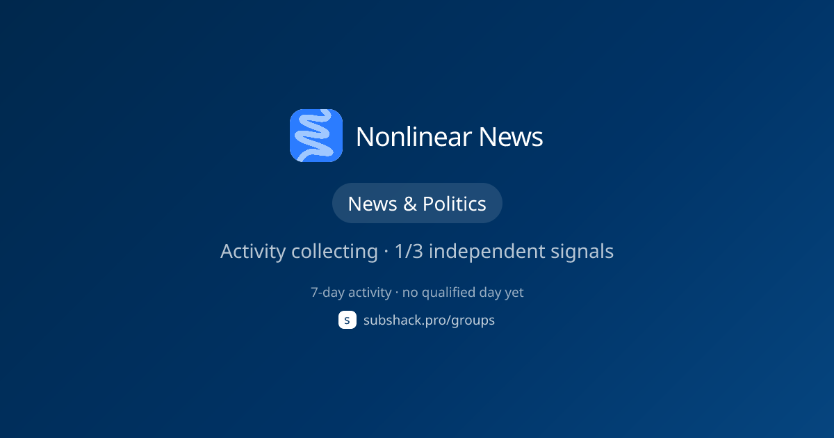 Share image for Nonlinear News