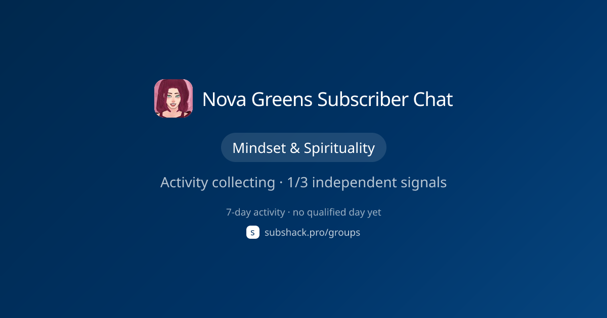 Share image for Nova Greens Subscriber Chat