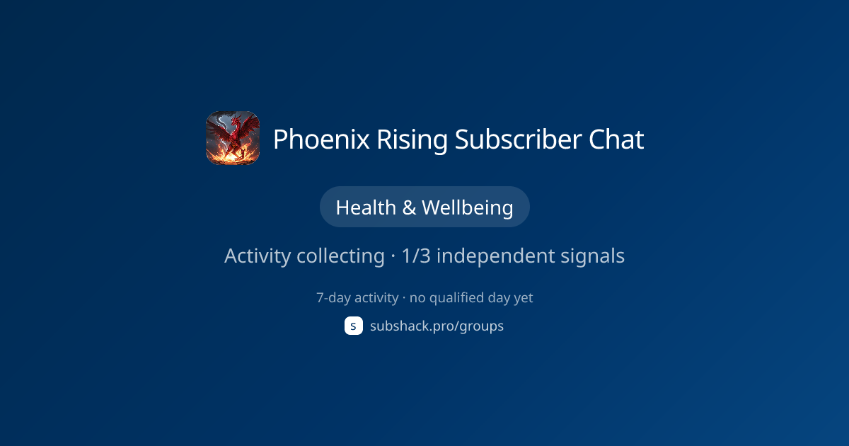 Share image for Phoenix Rising Subscriber Chat