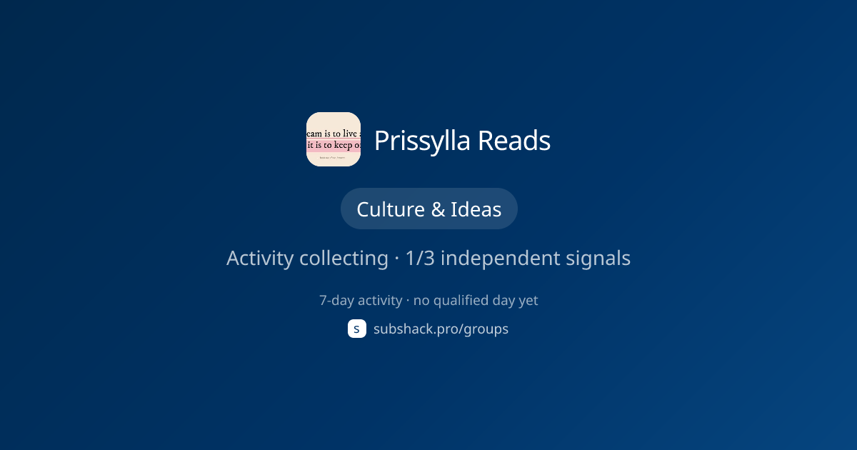 Share image for Prissylla Reads