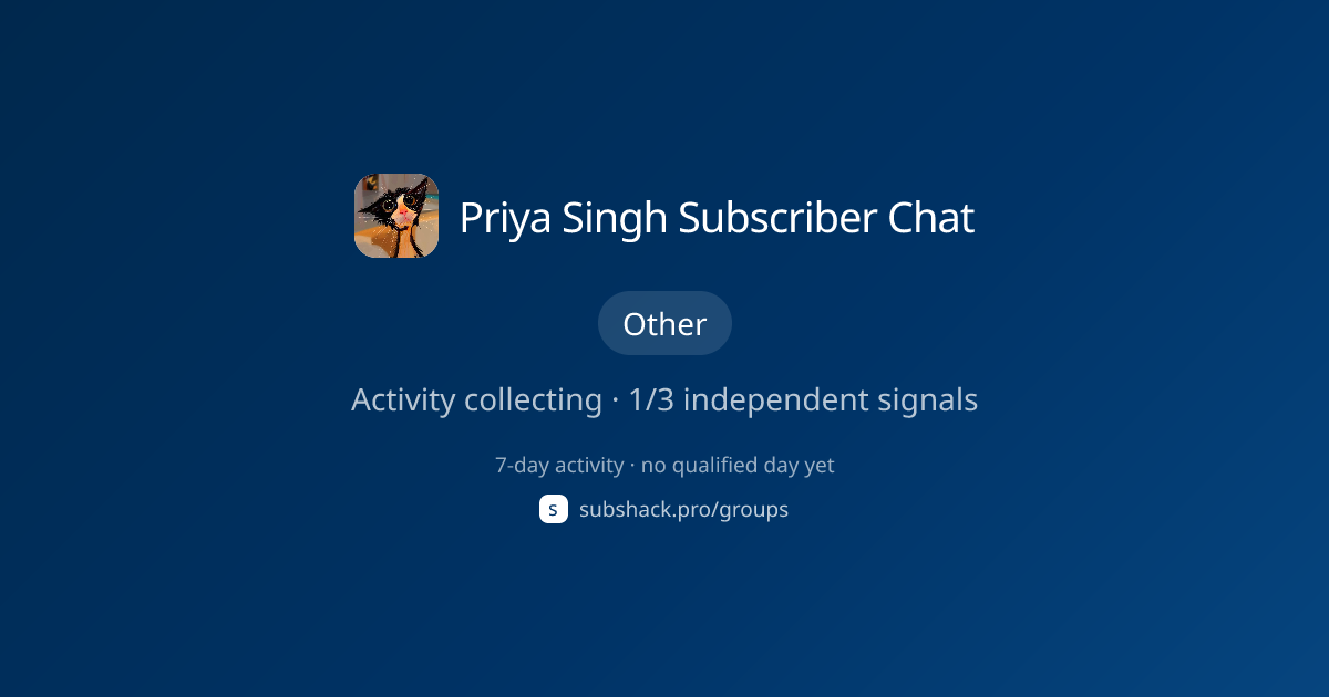 Share image for Priya Singh Subscriber Chat