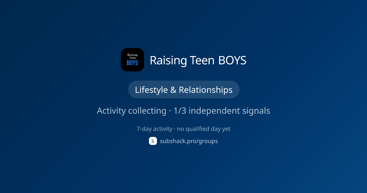 Share image for Raising Teen BOYS