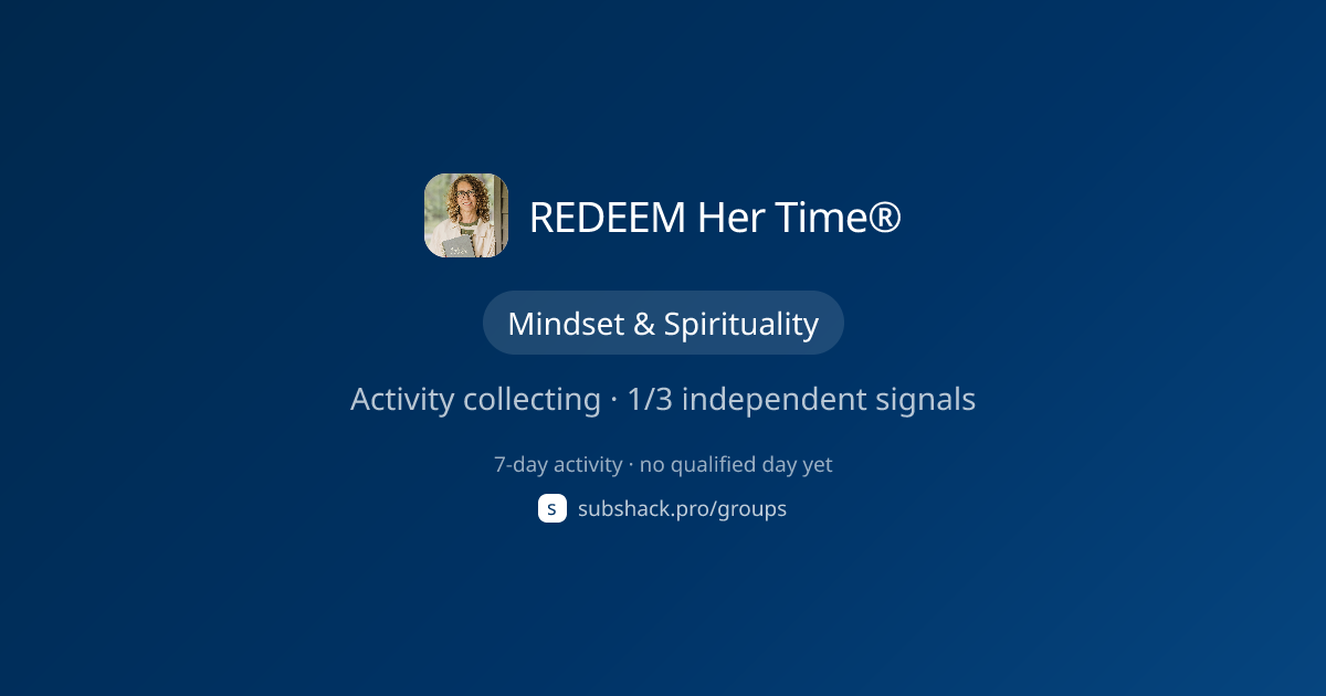 Share image for REDEEM Her Time®