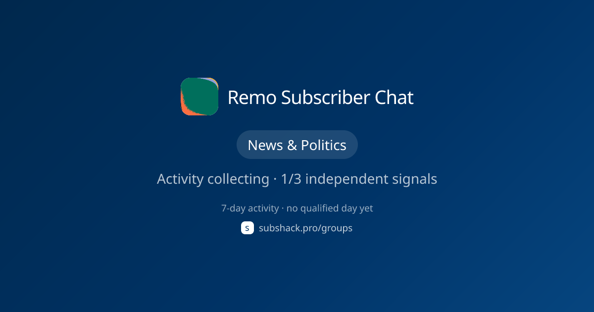 Share image for Remo Subscriber Chat