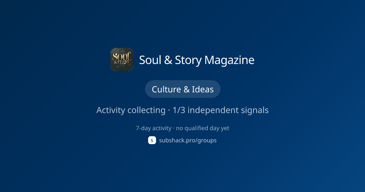 Share image for Soul & Story Magazine