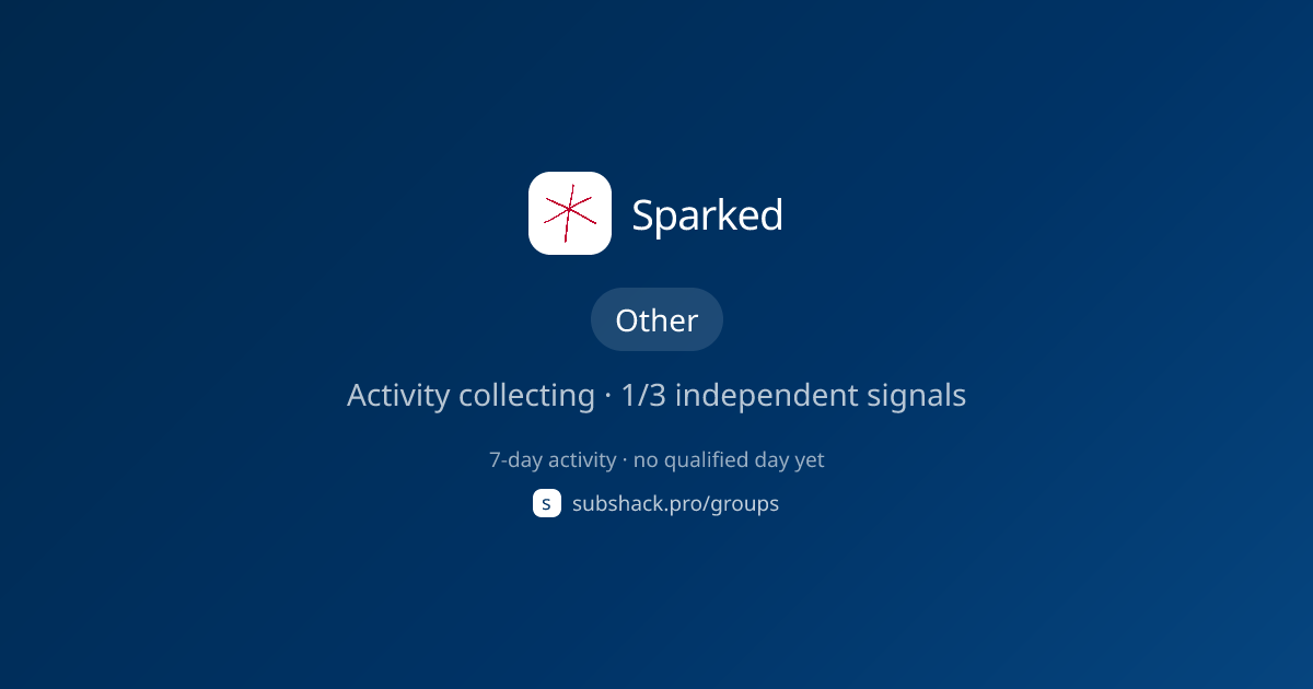 Share image for Sparked