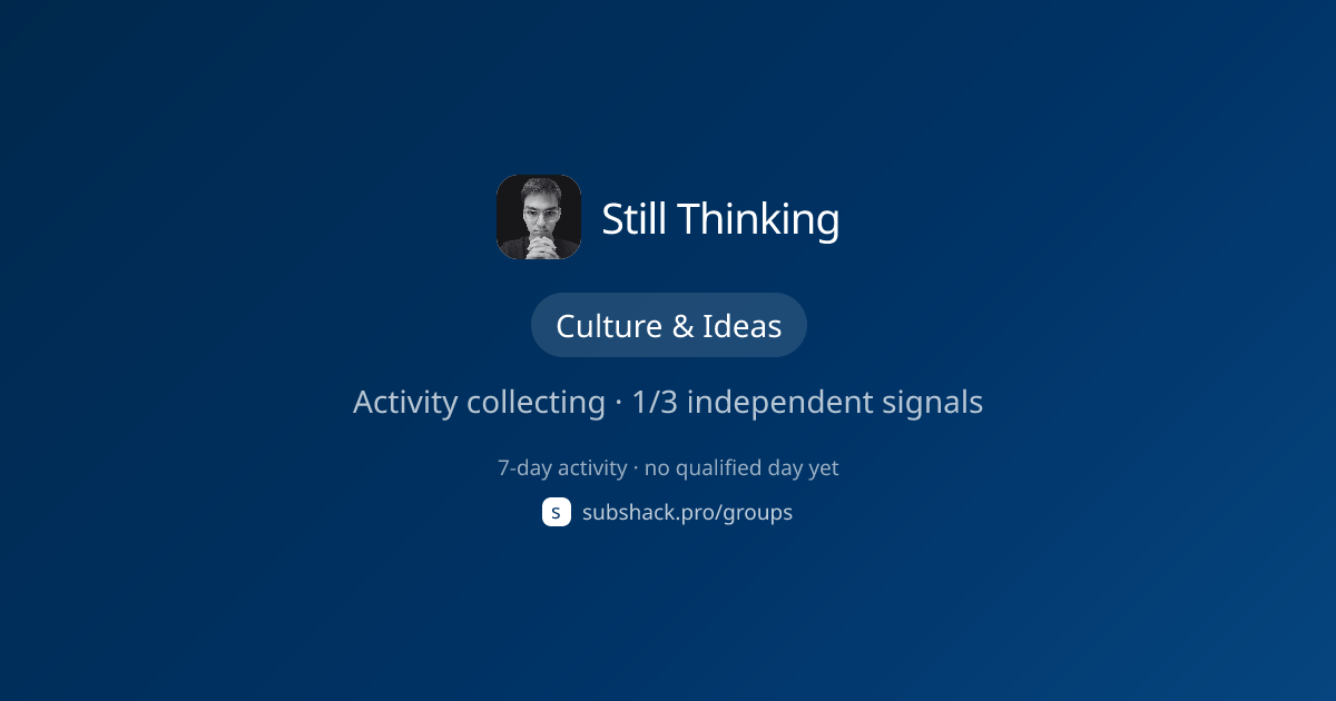 Share image for Still Thinking