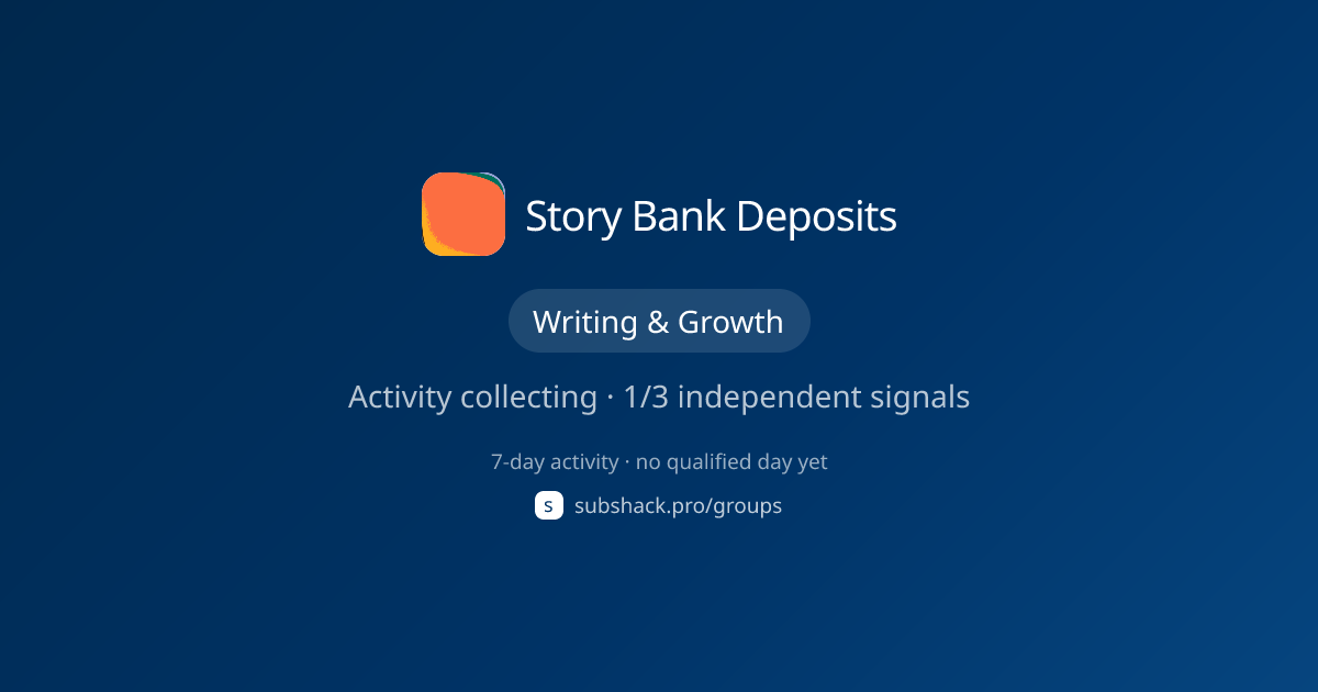 Share image for Story Bank Deposits