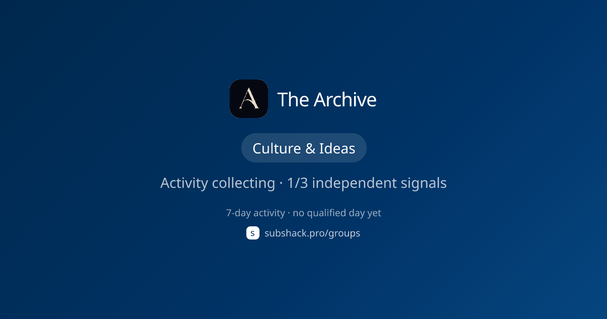 Share image for The Archive