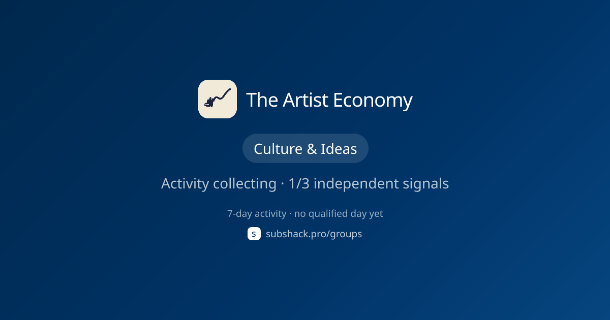Share image for The Artist Economy