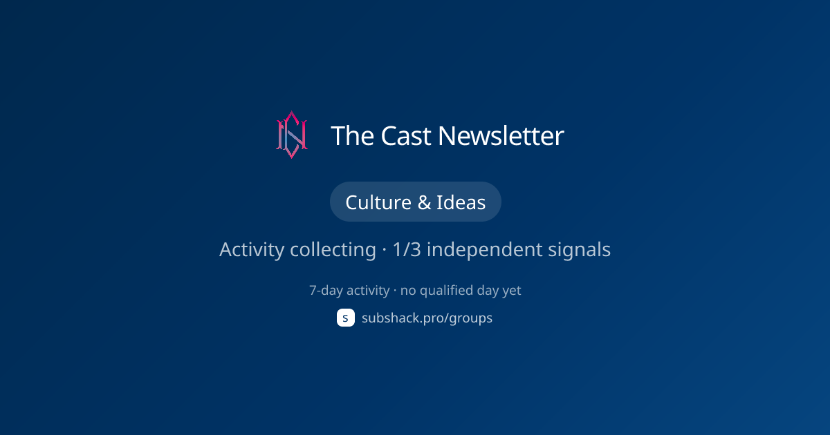 Share image for The Cast Newsletter