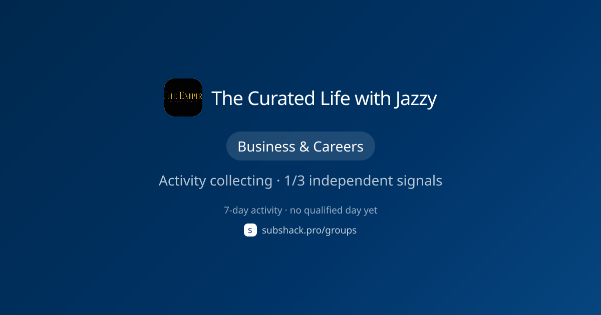 Share image for The Curated Life with Jazzy