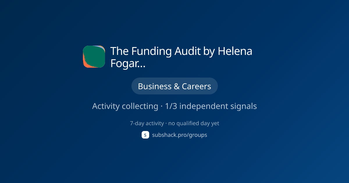 Share image for The Funding Audit by Helena Fogarty