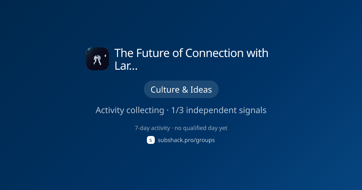 Share image for The Future of Connection with Lara Bouris