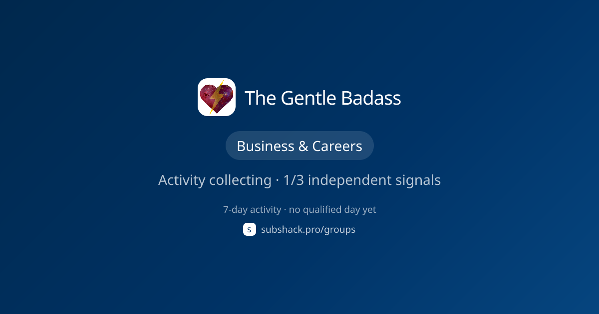 Share image for The Gentle Badass
