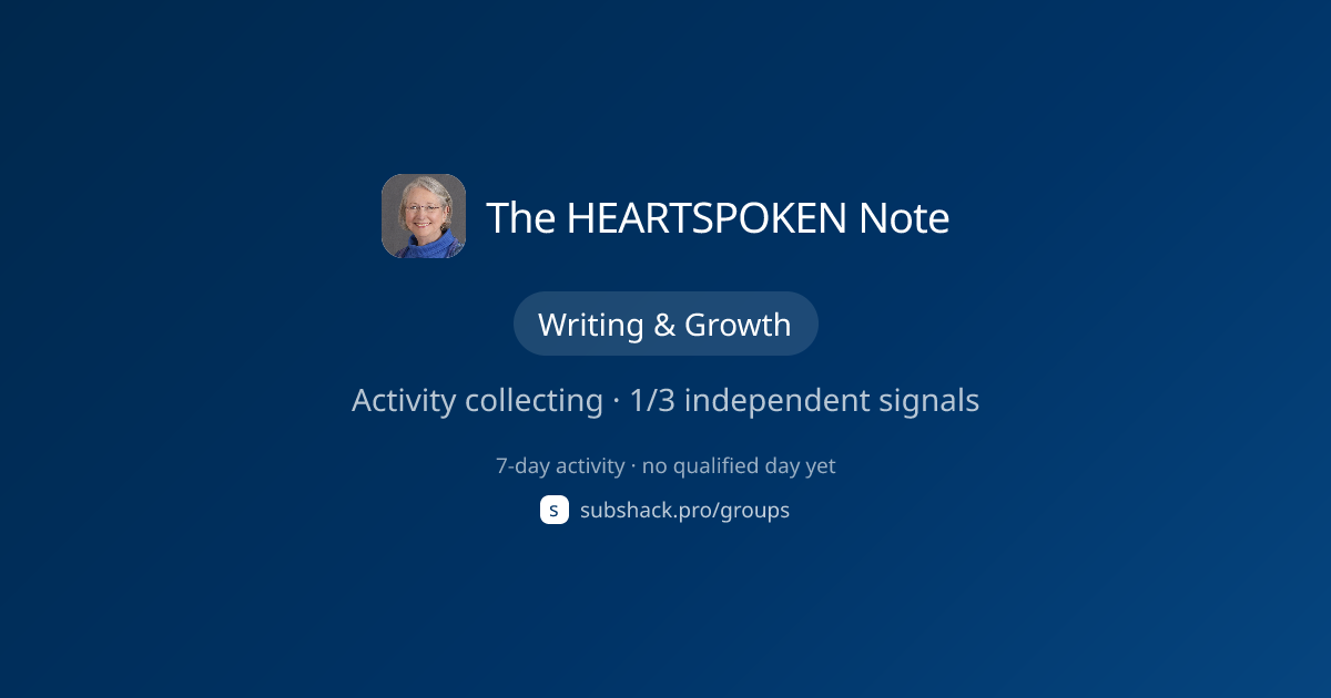 Share image for The HEARTSPOKEN Note