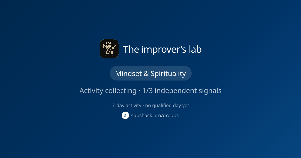 Share image for The improver's lab