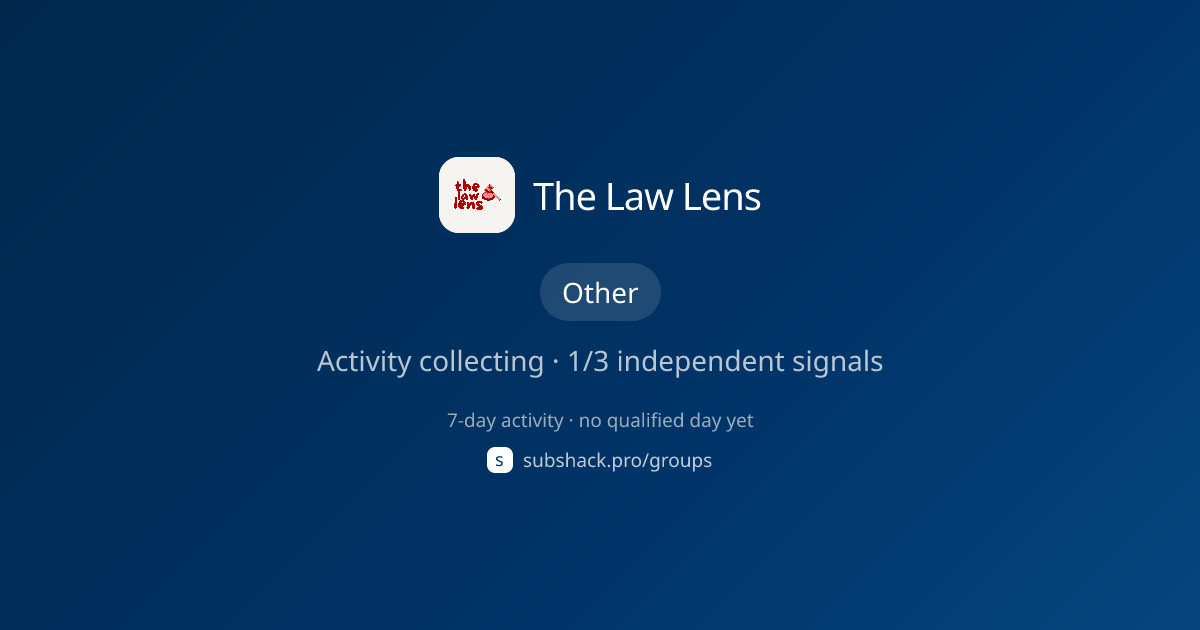 Share image for The Law Lens
