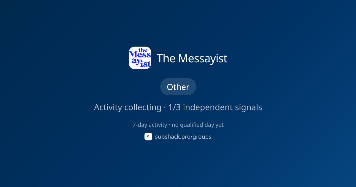 Share image for The Messayist