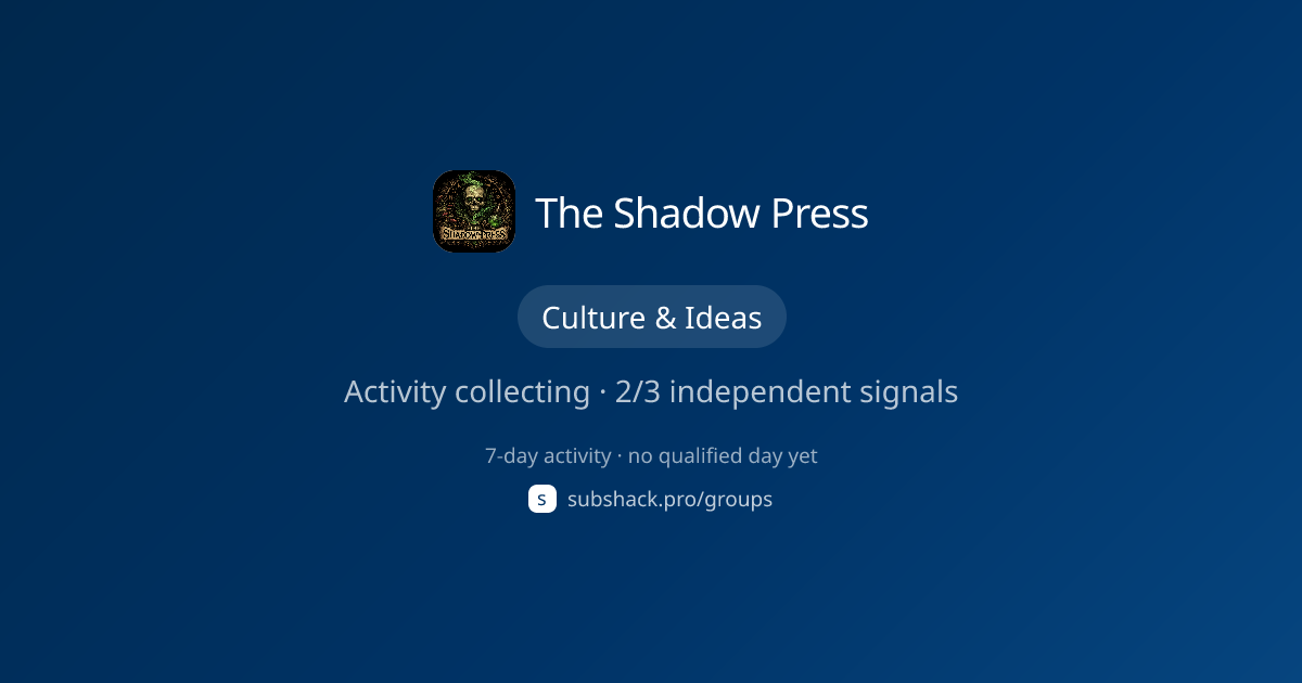 Share image for The Shadow Press