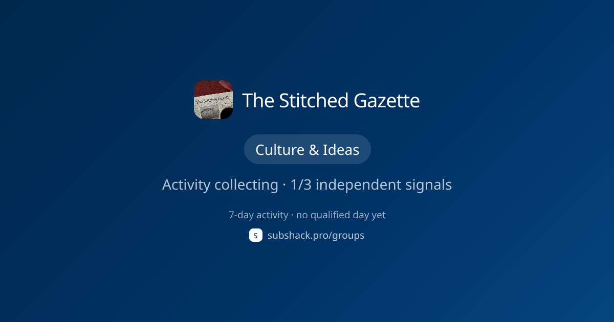 Share image for The Stitched Gazette