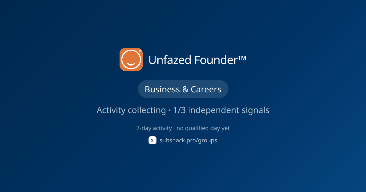 Share image for Unfazed Founder™