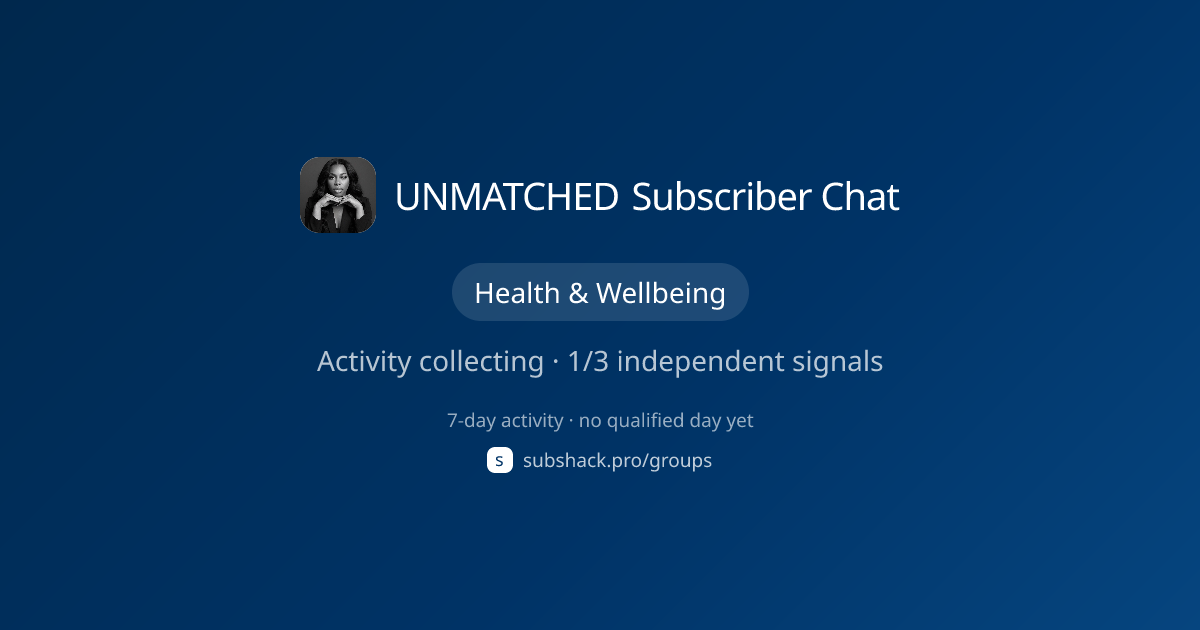 Share image for UNMATCHED Subscriber Chat