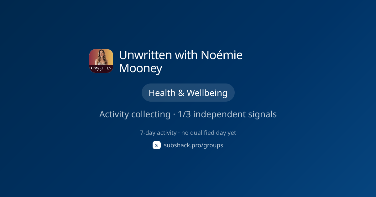 Share image for Unwritten with Noémie Mooney