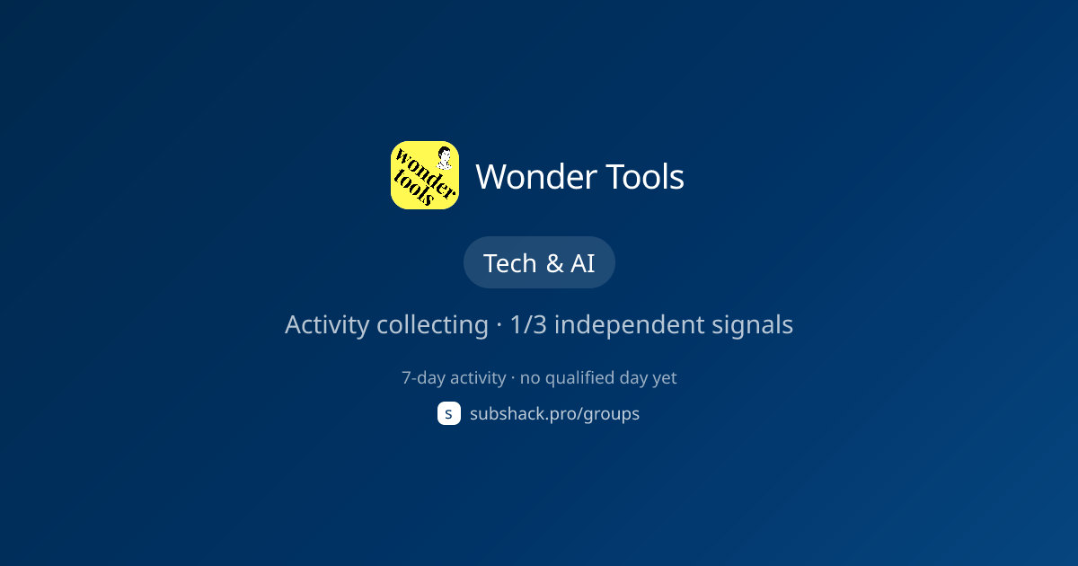 Share image for Wonder Tools